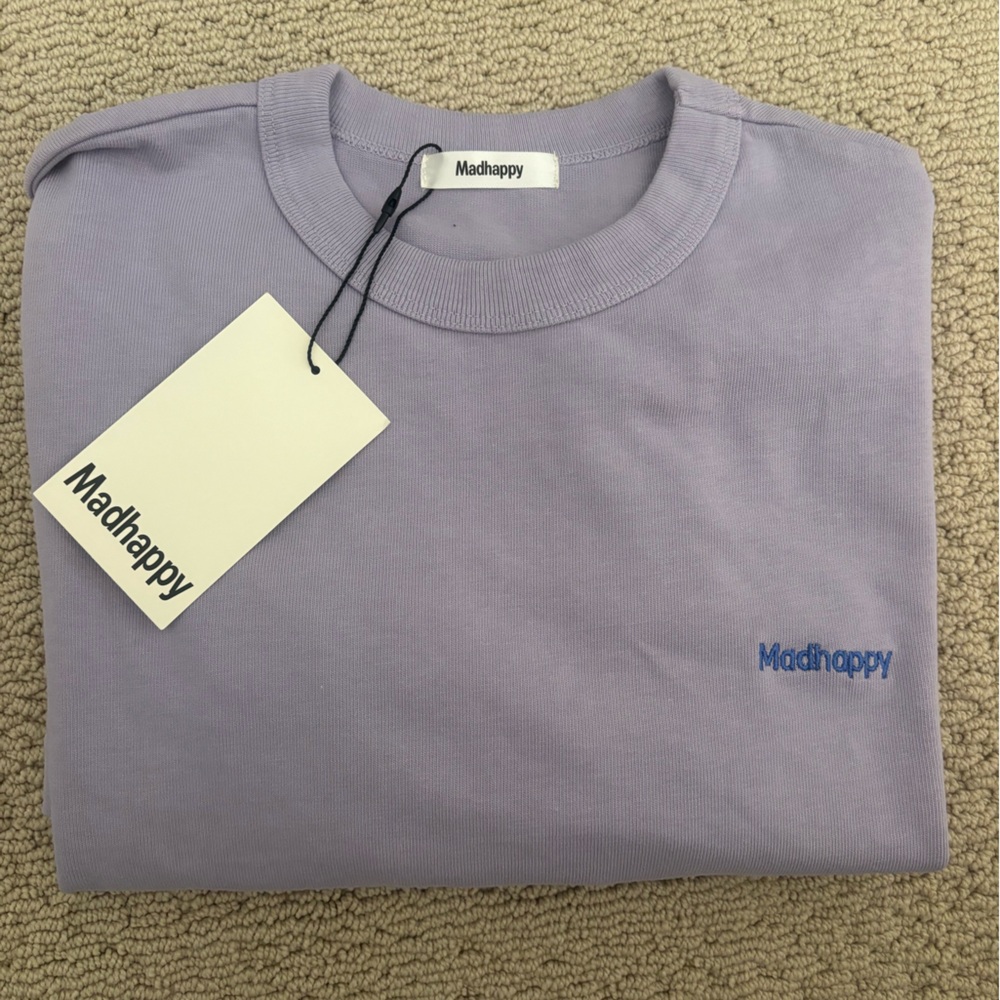 Madhappy heavyweight purple t shirt